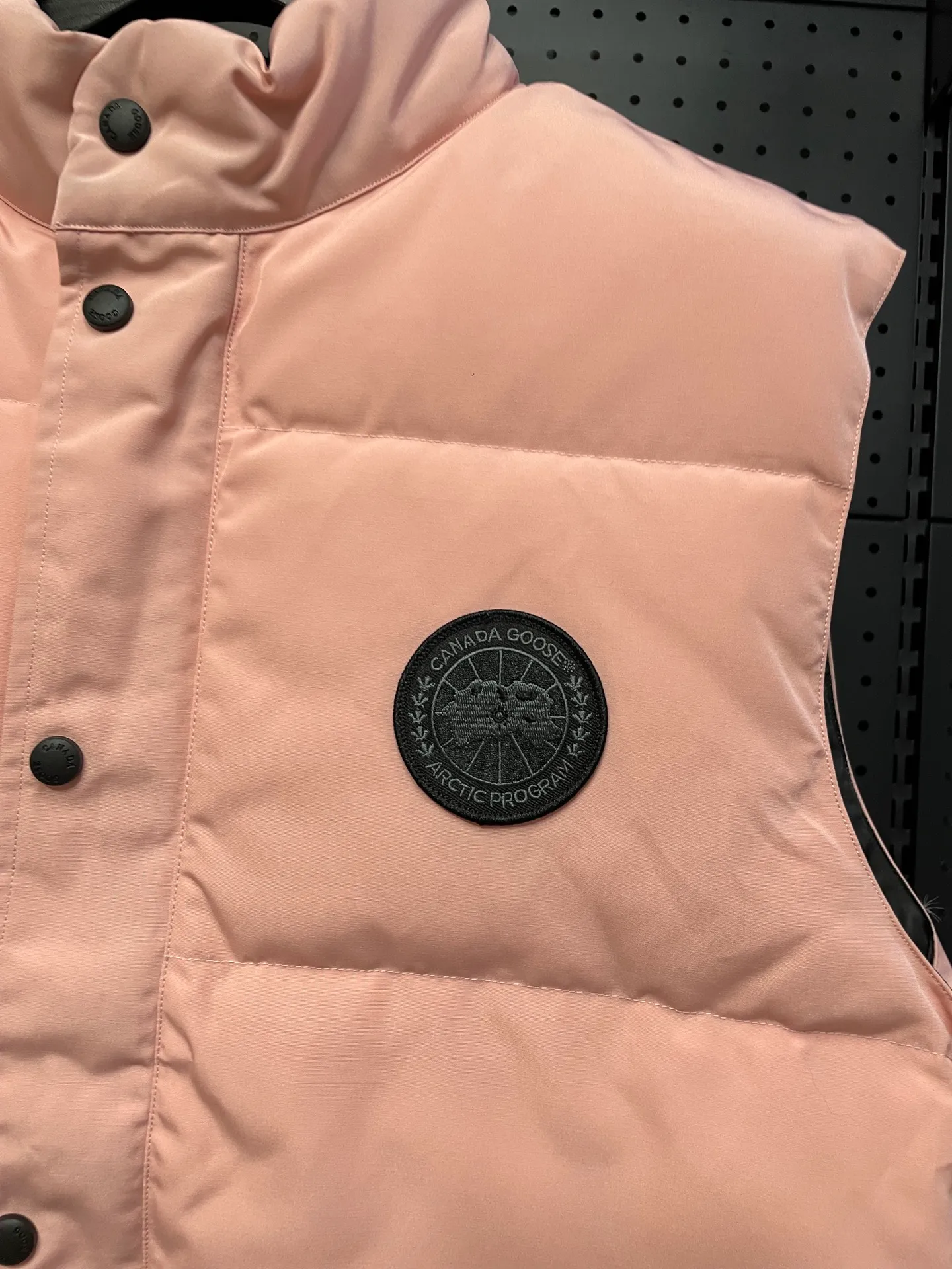 Pink canada goose freestylecrew 🎗 zp 🎗 t Premium ， 90 🎗 🎗zp 90 Lightweight 🎗ykk 🎗 zp zp Size:XS-XXL